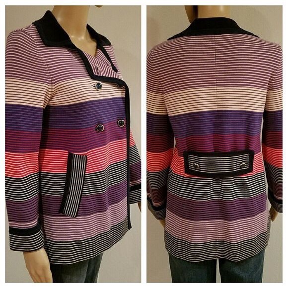 Marc by Marc Jacobs Maggie Stripe Knit Jacket - Picture 2 of 2